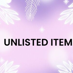 UNLISTED ITEM